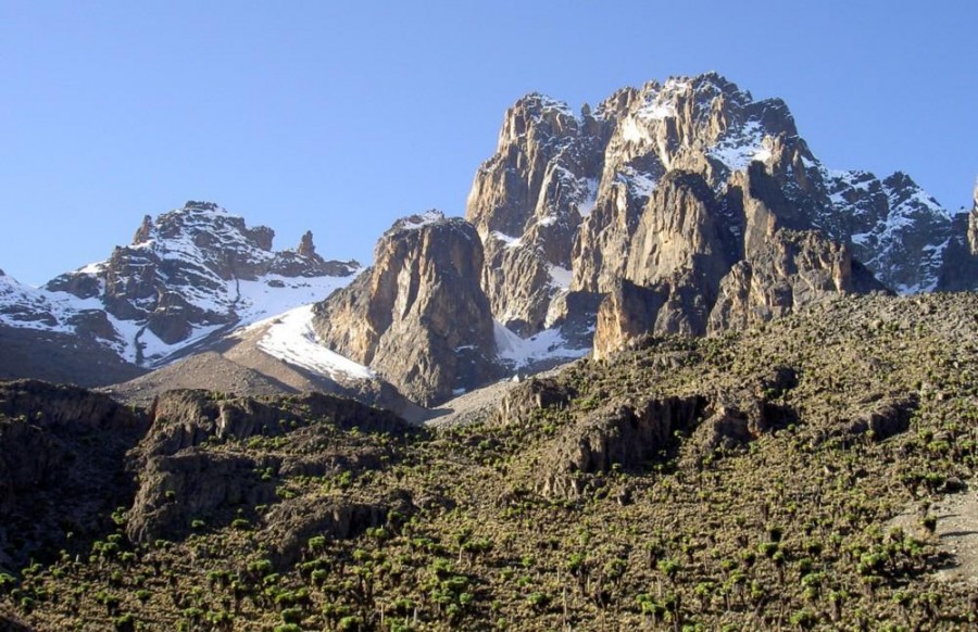 Mount Kenya highland landscape