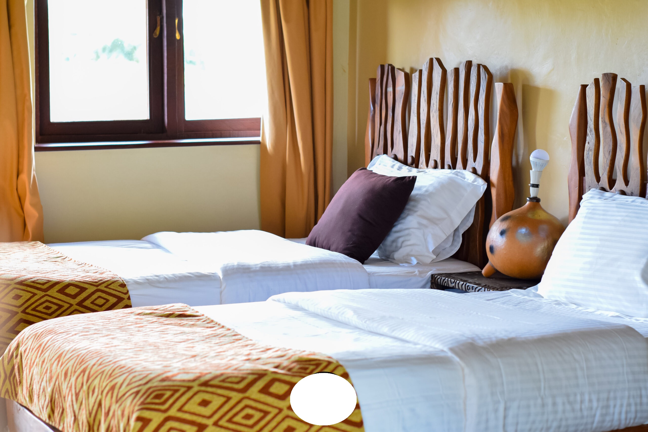 Comfortable safari accommodation room